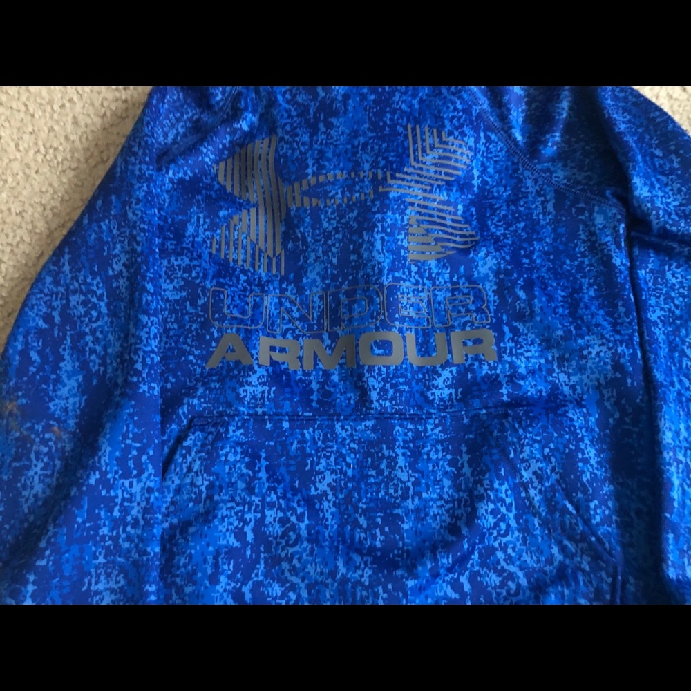 Boys Under Armour light hoodies. Worn one time - Picture 2 of 4